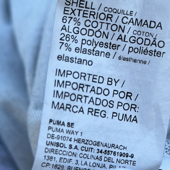 Puma Gray/White Cropped Relaxed Hoodie Size M - Picture 9 of 9